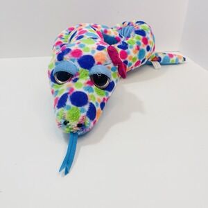 Snake Multicolor Pink Blue Purple Polka Dot Wild Republic 55" Plush